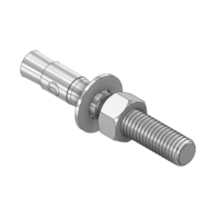 MODULAR SOLUTIONS ZINC PLATED PART 1/2"X3 3/4" WEDGE ANCHOR